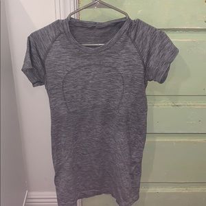 Grey short sleeve swiftly tech